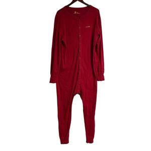 Carhartt Long Johns Union Suit Size XL Red Sleepwear Base Layer